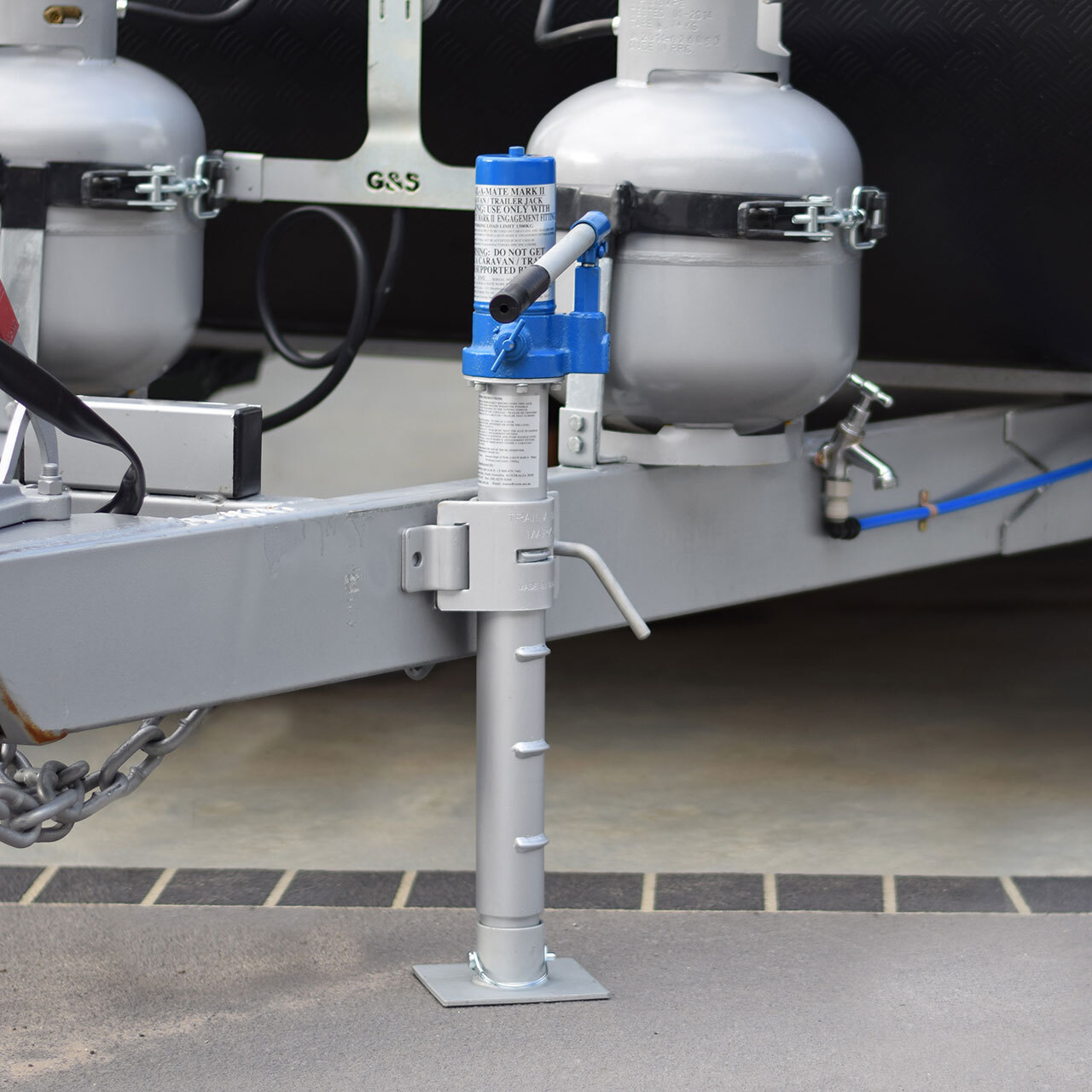 Clamp T/S Trail-A-Mate Mark II 60mm Jockey Wheel. TMII J/W Clamp - Image 2