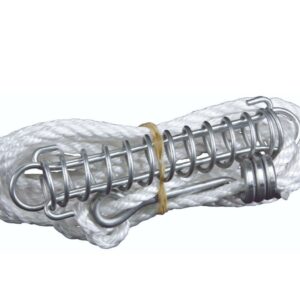 SUPEX GUY ROPE KIT - METAL SLIDE-6mm rope & metal spring
