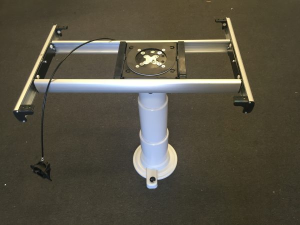 Nuova Mapa Telescopic & Adjustable Table Leg- Grey- 330mm to 710mm