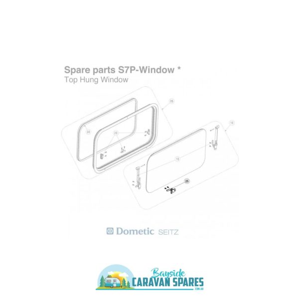 BG2411: Handle Lock - Suit Dometic Seitz S7P Windows