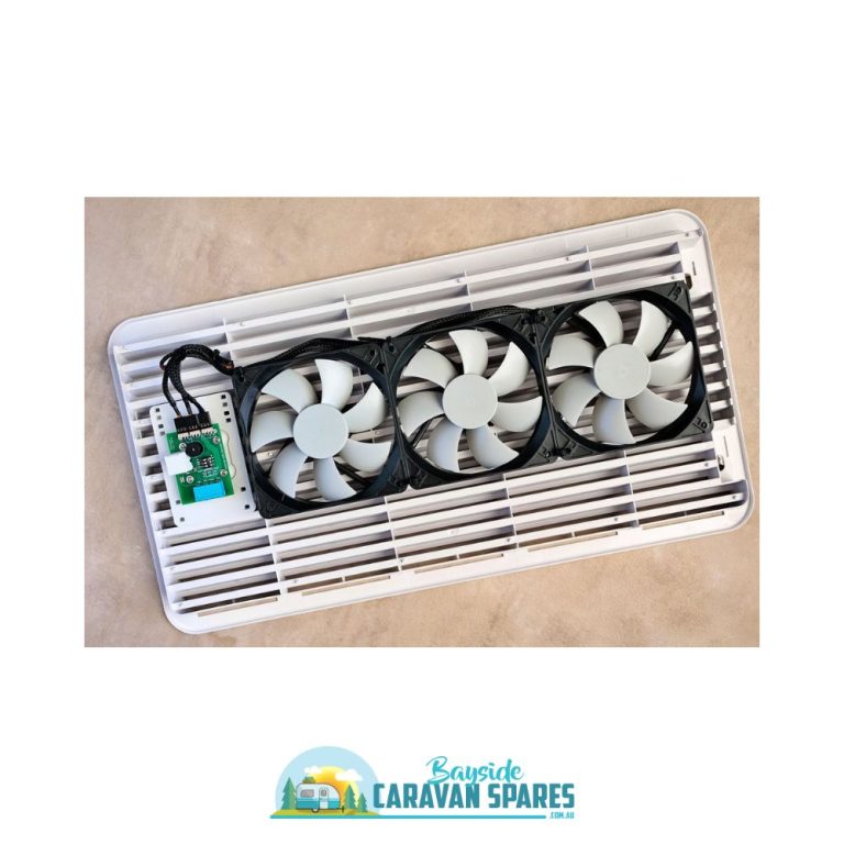 Klevacool 3DPrintRV Caravan Fridge Fan Kit, Universal Fit3 Fans