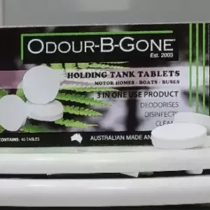Odour-B-Gone Enviro Friendly Waste Cassette Tablets - 40 Fast Action Disc Tablets - Septic Safe