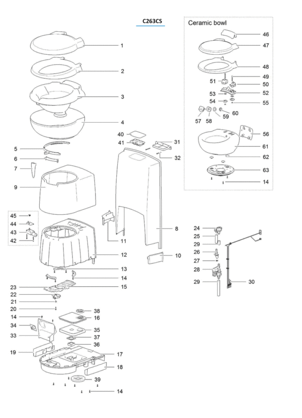 Bowl Retainer Bracket - Suits Thetford C263CS Cassette Toilet - Image 6