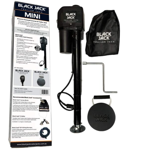 Black Jack 12V Electric Trailer Jack Mini -BJTJ-MINI (New, Just Released!)