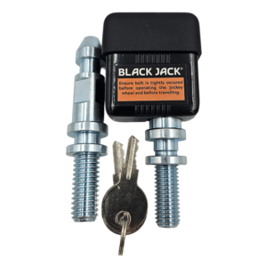 Black Jack Mini Jockey Wheel Lock with 2 pins ( New, Just Released!!)